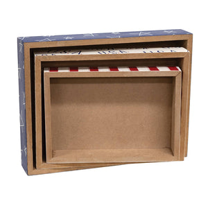 Americana Nesting Risers Set/3 | 8.5" 9.5" 11"