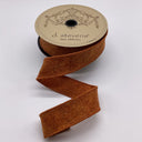 1.5" x 10yd Heathered Felt Ribbon – Sienna or Plum