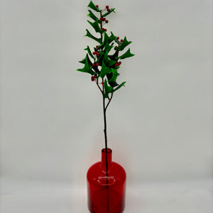 30" Fresh Cut Holly Spray