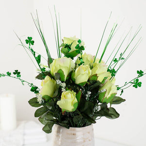 19" Hologram Shamrock Spray