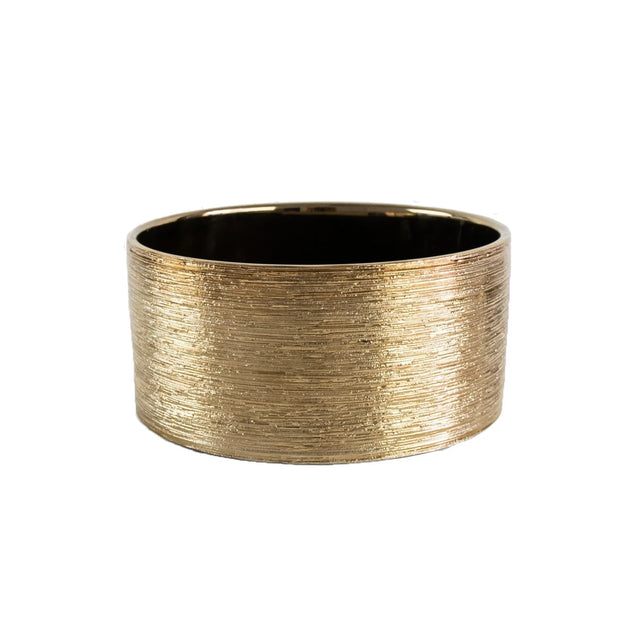 8"x8"x4" Gold Scratched Planter