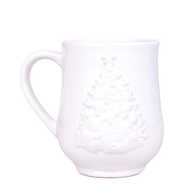 18oz. Tannenbaum Embossed Coffee Mug