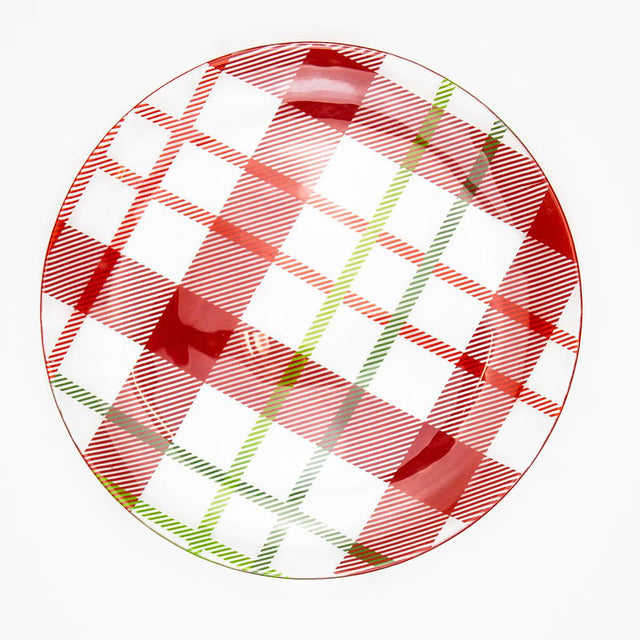 Mansfield Plaid Plate | 8" & 12.2"
