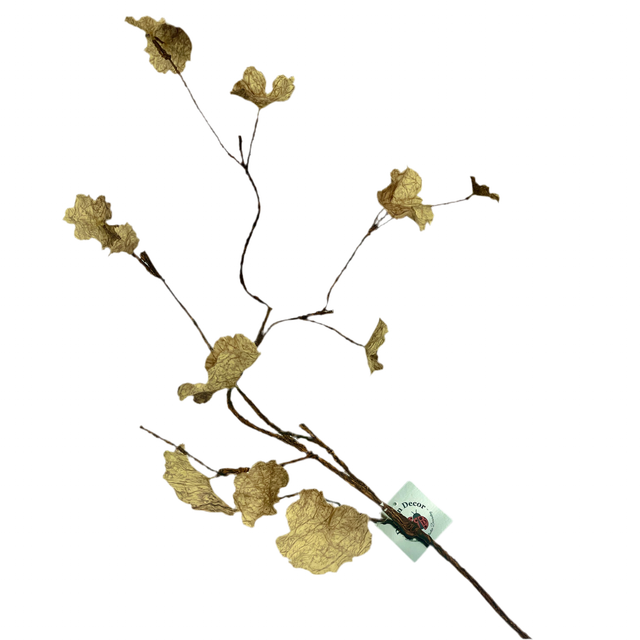 42" Taupe Autumn Geranium Leaf Vine