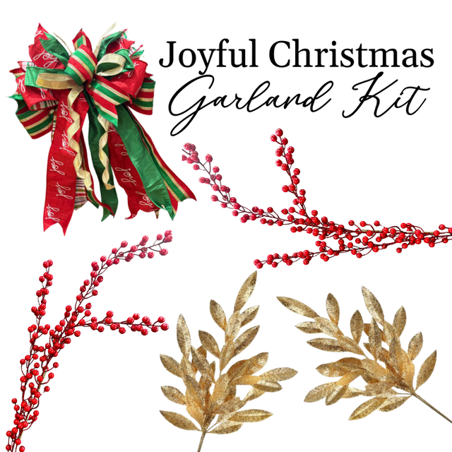 Joyful Christmas Garland Kit