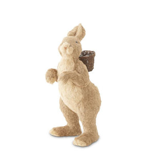 24.5" Sisal Rabbit with Basket
