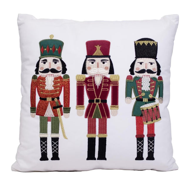 18"x18" Nutcracker Trio Pillow