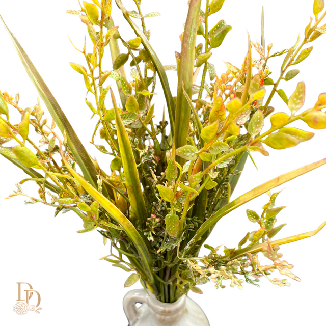 14" Grass Blossom Bush x6