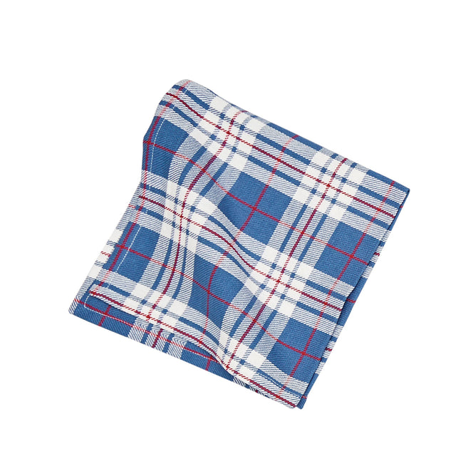 Parker Red White & Blue Plaid Napkin