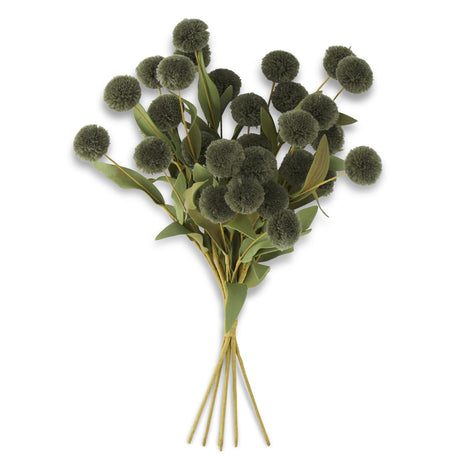 13 inch Green Pom Pom Pick Bundle