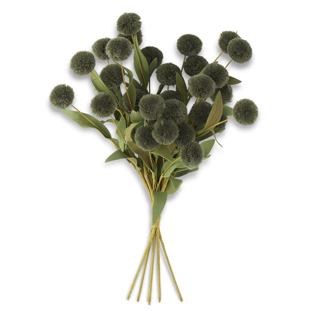 13" Green Pom Pom Pick Bundle