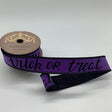 Black Felt Trick or Treat Ribbon, additional view