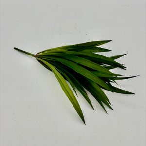 15" Dark Green Grass Bush