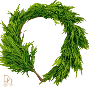 72" Deluxe Natural Touch Norfolk Pine Garland