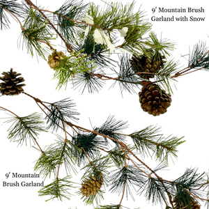 Mountain Brush Christmas Decor