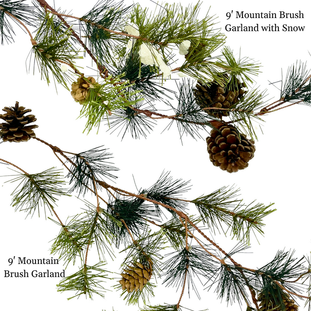 Mountain Brush Christmas Decor