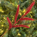 30" Wheat Glitter Spray