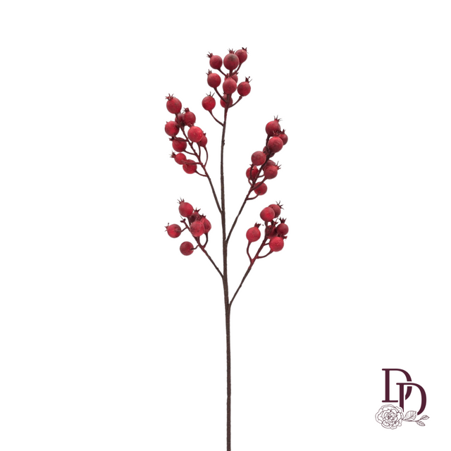 29" Red Harvest Crabapple Spray