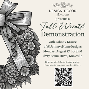 Fall Wreath Demonstration with Johnny Krause | August 17, 6-8PM