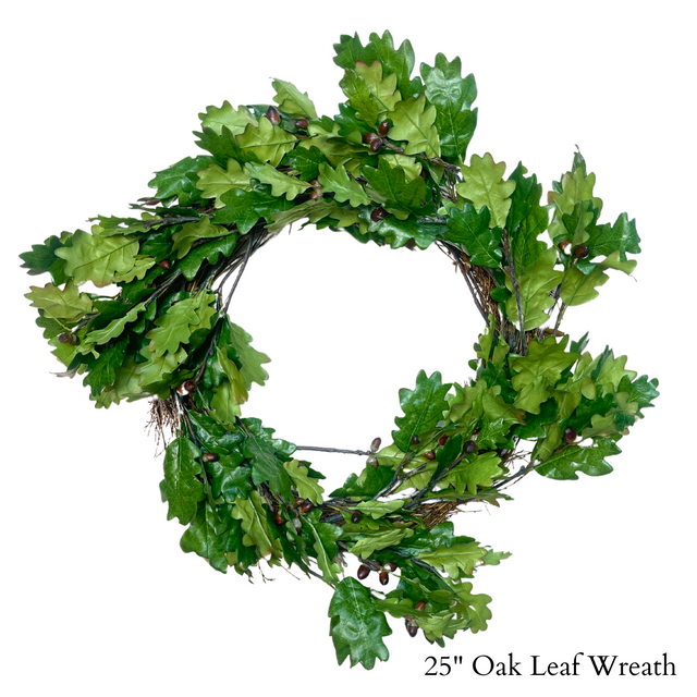 25" Oak Leaf Wreath