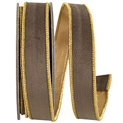 Velvet Touch Deluxe Metallic Dupioni Ribbon | 4" or 1" Available