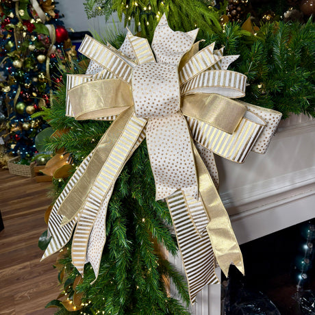 20in Golden Elegance Designer Bow