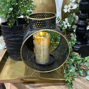 11" Round Pillar Candle Holder