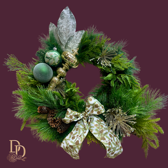 24" Whispers of Winter Wreath Kit