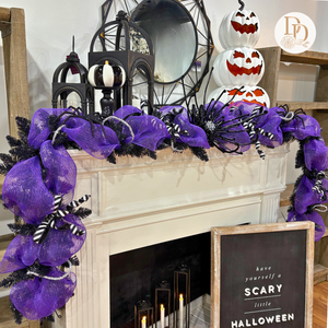 Glamour Gets Wicked | 108" Designer Halloween Garland