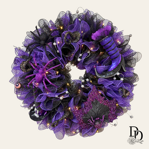 Glamour Gets Wicked | 30" Designer Halloween Wreath