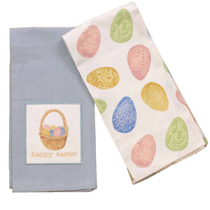 Berkshire Easter Egg Hand Towels, Set of 2 | 20x28"