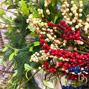 90" Barn Star & Berries Custom Signature Garland