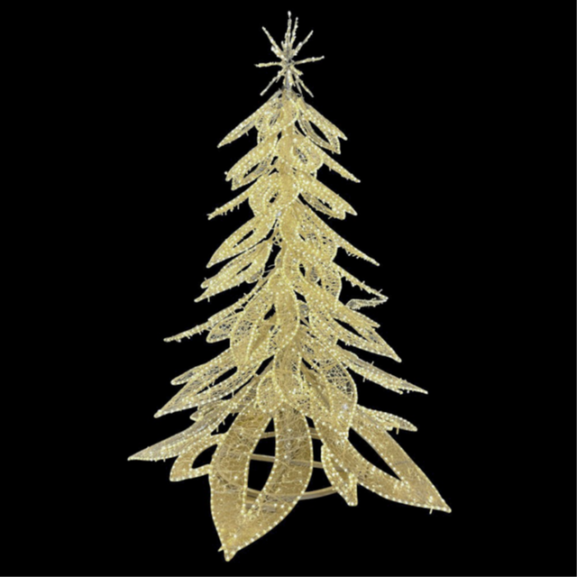 9' LED Lighted Christmas Tree Display