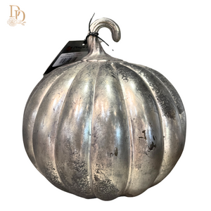 9" Glass Pumpkin