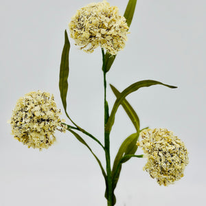 20" Wild Foam Allium Spray | Blue Cream Lavender Pink