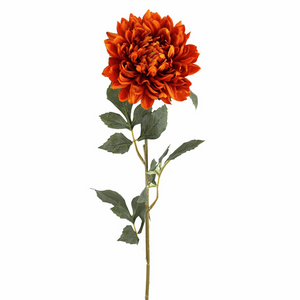 27" Dahlia Spray Cream | Orange