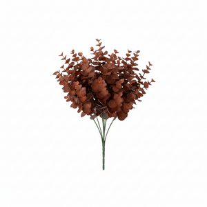 13.5" Eucalyptus Bush | Dark Rust, Orange/Green, and Green/Brown