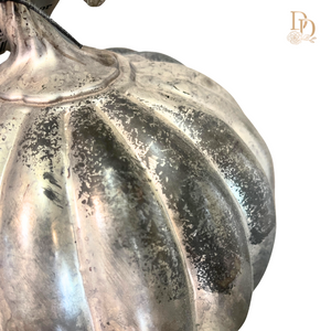 9" Glass Pumpkin