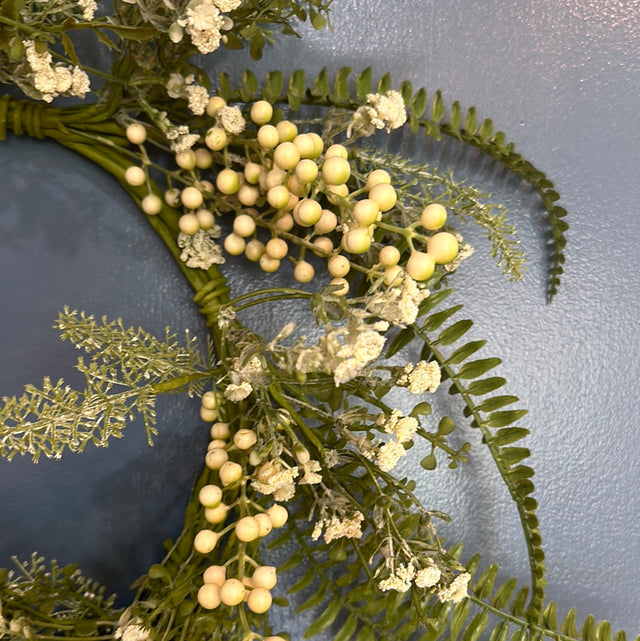 Fern Berry 31" Wreath