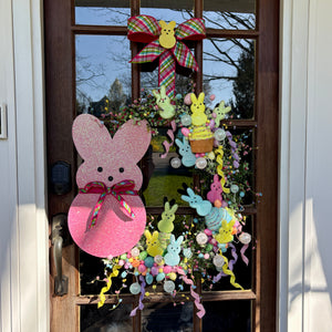 24" Peep Peep Hooray Designer Easter Wreath