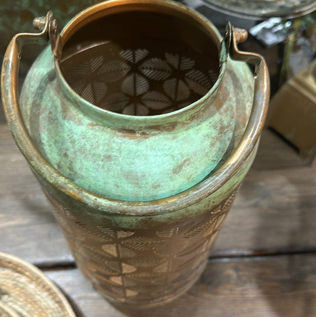 14" Patina Lantern