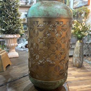 14" Patina Lantern