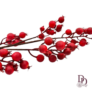 29" Red Harvest Crabapple Spray