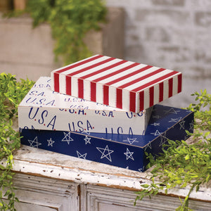 Americana Nesting Risers Set/3 | 8.5" 9.5" 11"