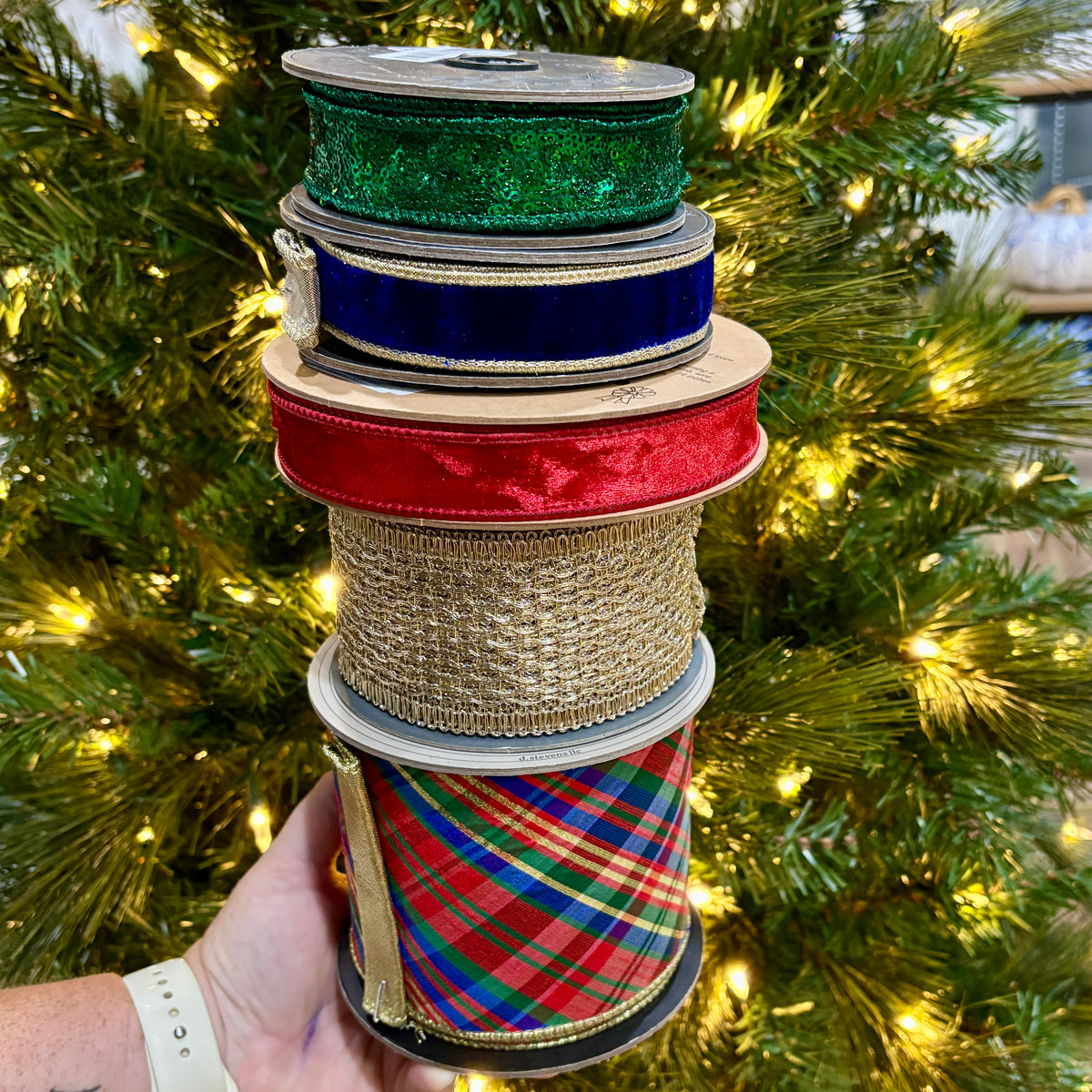 Designer Ribbon Bundle | Yuletide Christmas Elegance