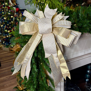20" Golden Elegance Designer Bow