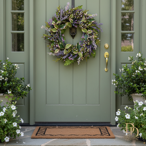 22" Lavender Wreath