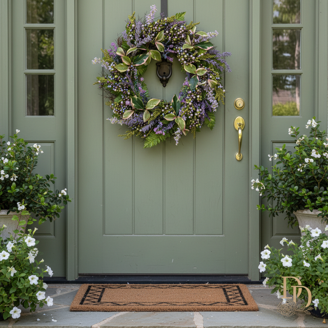 22" Lavender Wreath