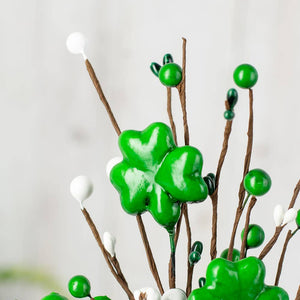 15" St. Patrick's Day Shamrock Pip Berry Pick