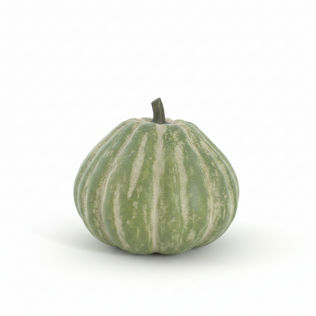 5" Green Gourd/Pumpkin